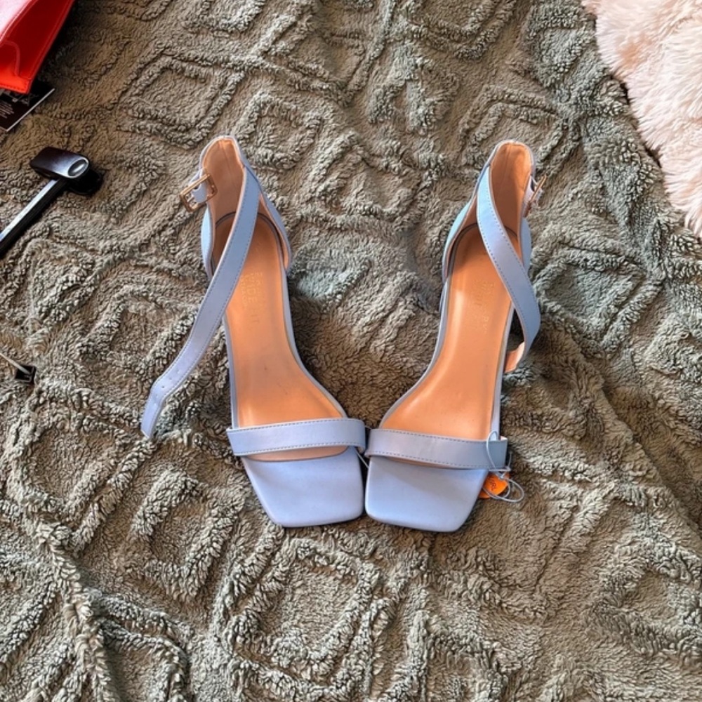 Primark Sky Blue Strappy Heels